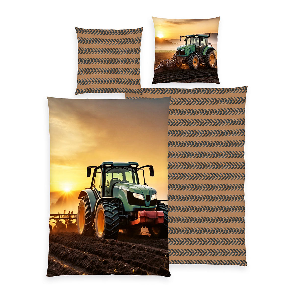 Young Collection Bettwäsche Traktor Power aus Renforcé-Baumwolle, Produktansicht