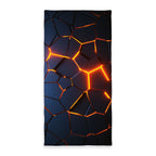 Young Collection Strandtuch Lava 3D Effekt aus Baumwolle, Produktansicht